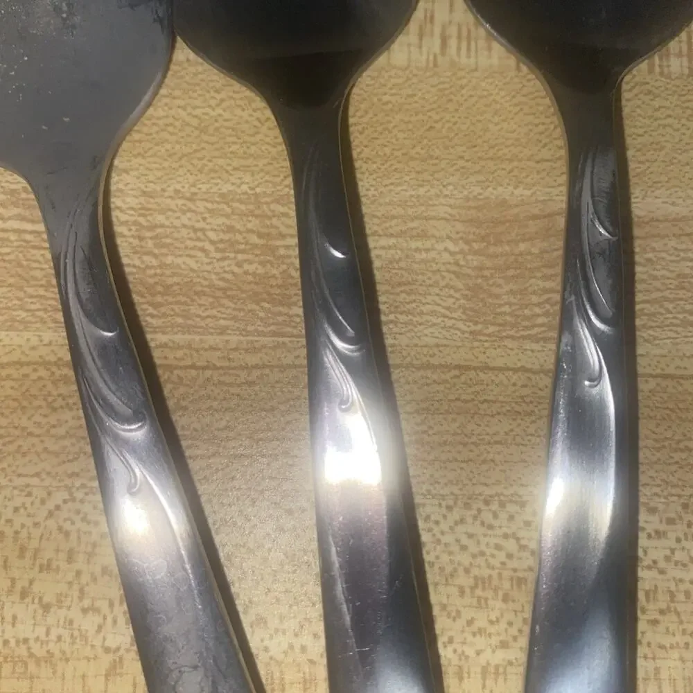 MCM Vintage IS Garden Manor Stainless Steel Flatware 35 Pc Set International USA